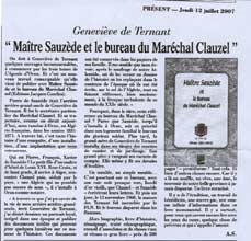 Article d' Alain SANDERS
